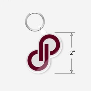 Poshmark Official Keychain from PoshFest Purple and white